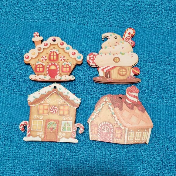 Lot Of 30 Christmas Gingerbread House Ornaments. - Picture 4 of 5